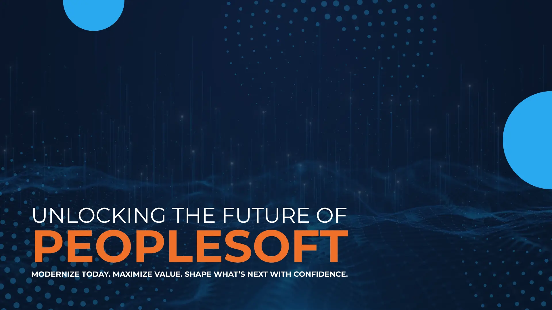 Unlock the future of Peoplesoft